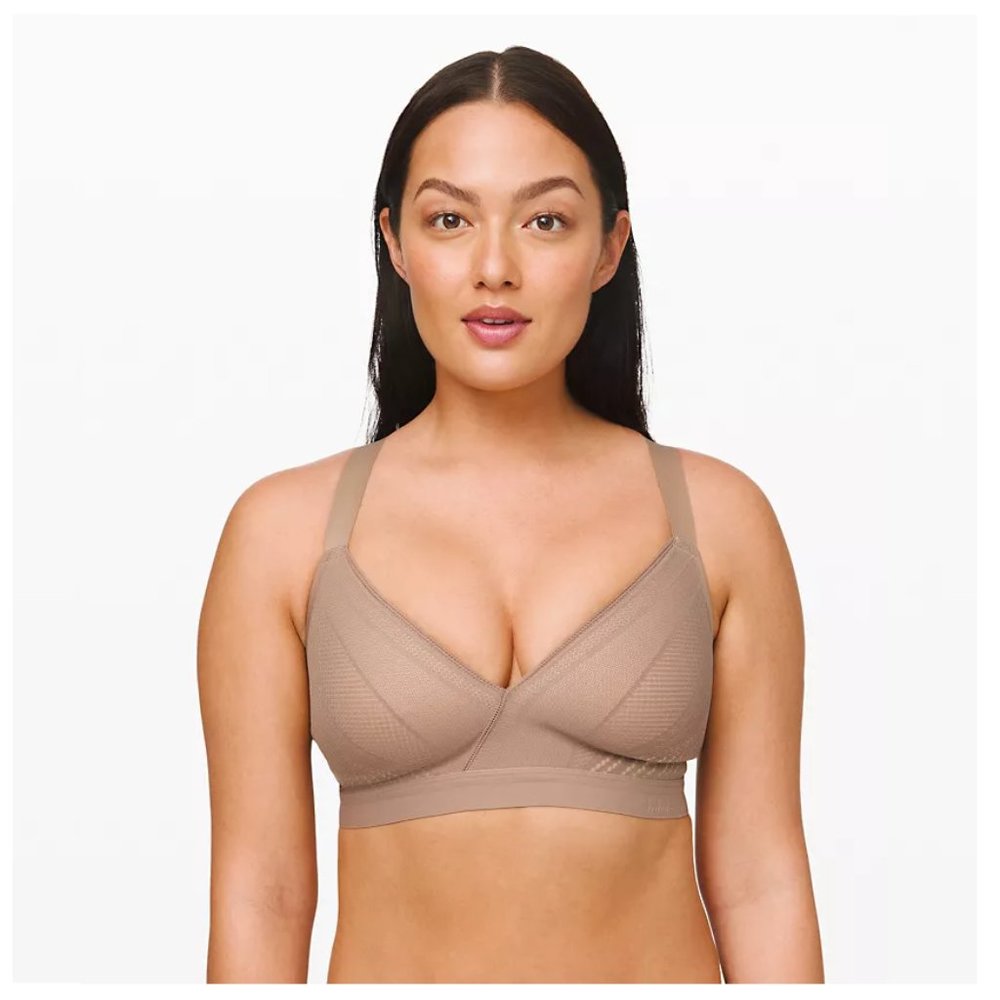 lululemon Awake to Lace Bra Sand 32C 34B